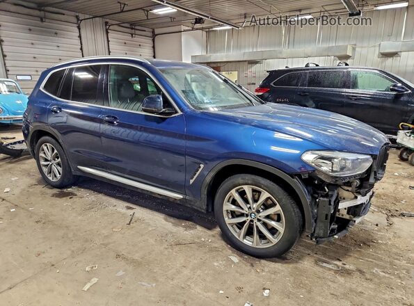 5UXTR9C56JLD70093 2018 BMW X3 Blue 