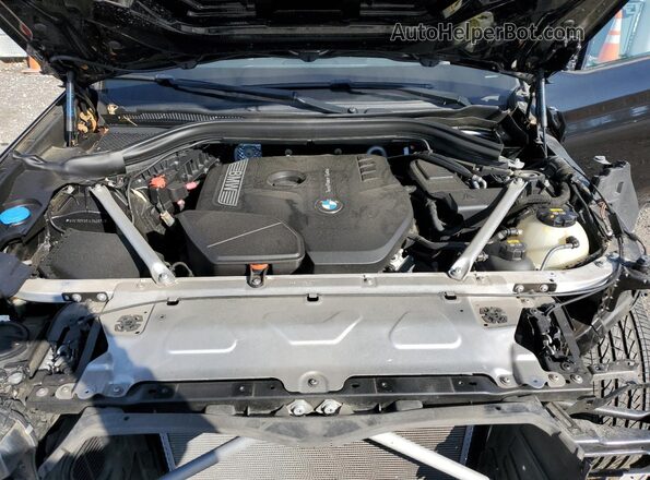 5UXTR9C59JLD63574 2018 BMW X3 Black Engine compartment view