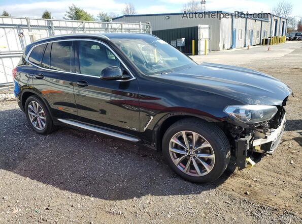 5UXTR9C59JLD63574 2018 BMW X3 Black Front right