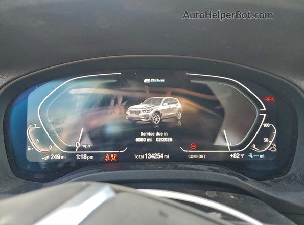 5UXTS1C09M9H15211 2021 BMW X3 Silver Widok zestawu wskaźników