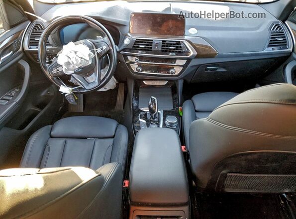 5UXTS1C09M9H15211 2021 BMW X3 Silver Widok deski rozdzielczej