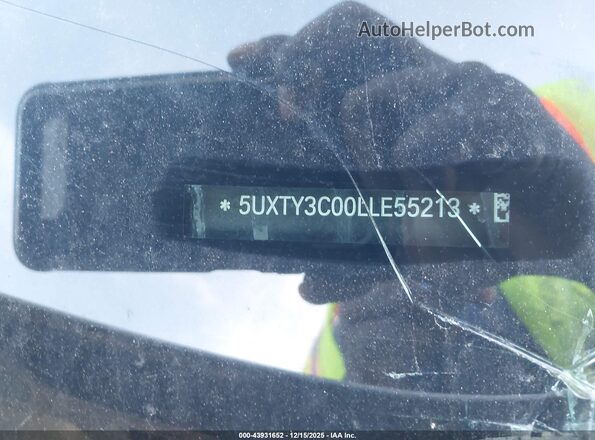 5UXTY3C00LLE55213 2020 BMW X3 Белый Вид подкапотного пространства