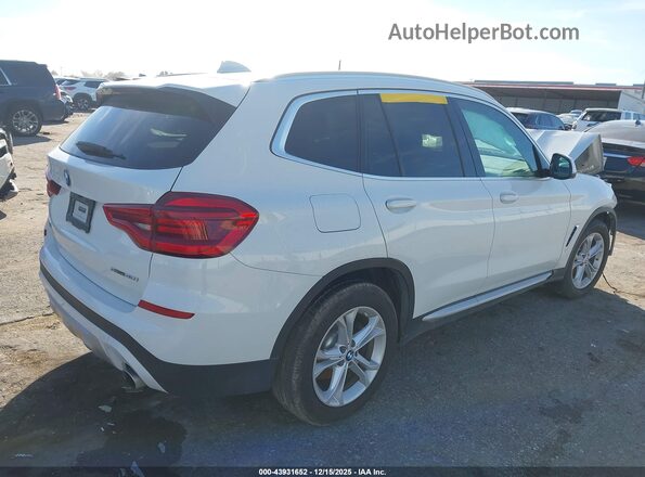 5UXTY3C00LLE55213 2020 BMW X3 Белый Задняя правая четверть