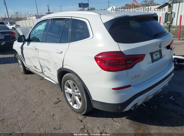 5UXTY3C00LLE55213 2020 BMW X3 Белый Задняя левая четверть