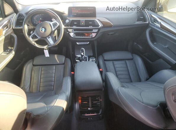 5UXTY3C00M9F98676 2021 BMW X3 White 