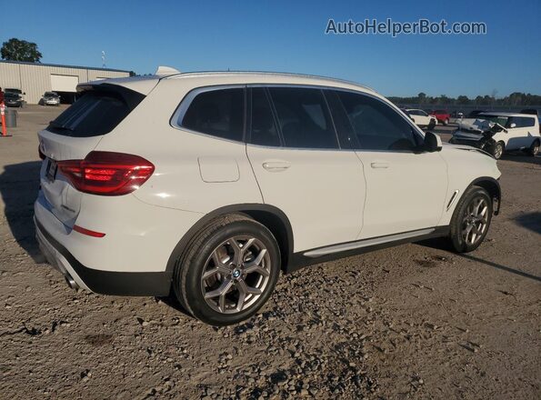 5UXTY3C00M9F98676 2021 BMW X3 White 