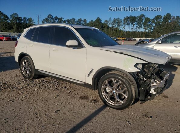 5UXTY3C00M9F98676 2021 BMW X3 White 