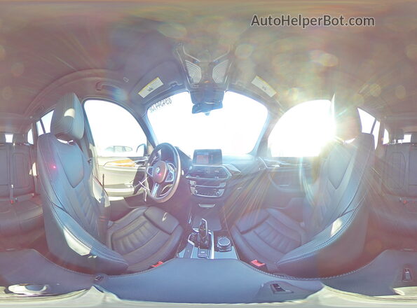 5UXTY3C00M9F98676 2021 BMW X3 White 