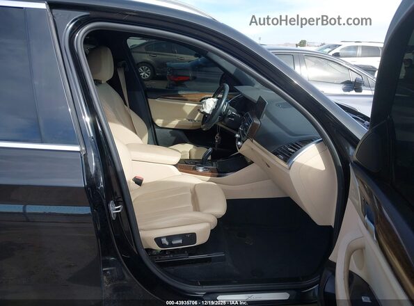5UXTY3C01LLE55253 2020 BMW X3 Black Widok wnętrza z przodu