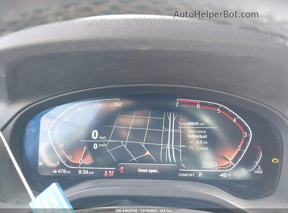 5UXTY3C01LLE55253 2020 BMW X3 Black Widok tylnych siedzeń