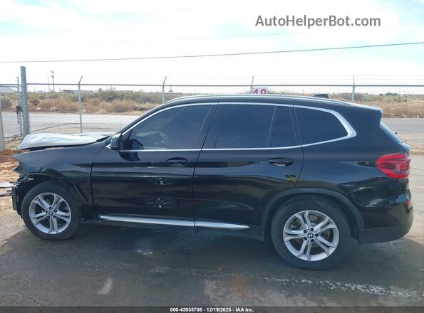 5UXTY3C01LLE55253 2020 BMW X3 Black Widok wnętrza 360 stopni