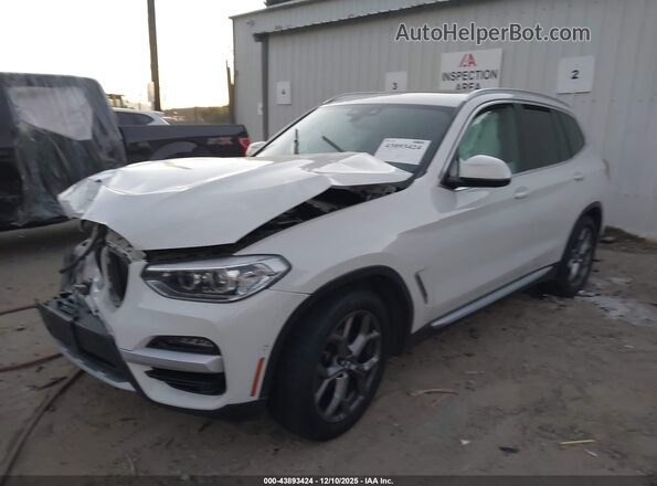 5UXTY3C06M9H10218 2021 BMW X3 White 