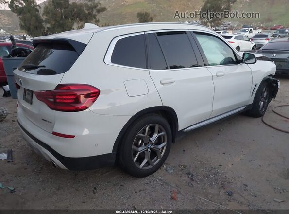 5UXTY3C06M9H10218 2021 BMW X3 White 