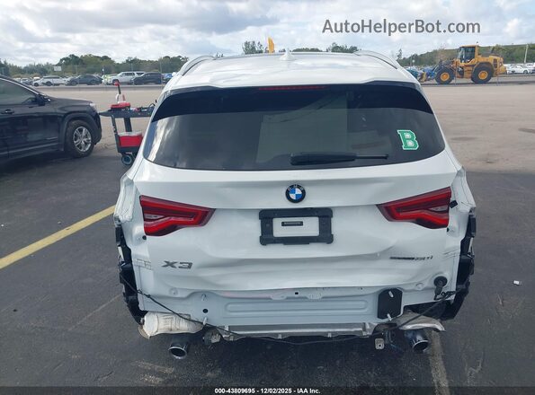5UXTY3C07M9H13113 2021 BMW X3 White 