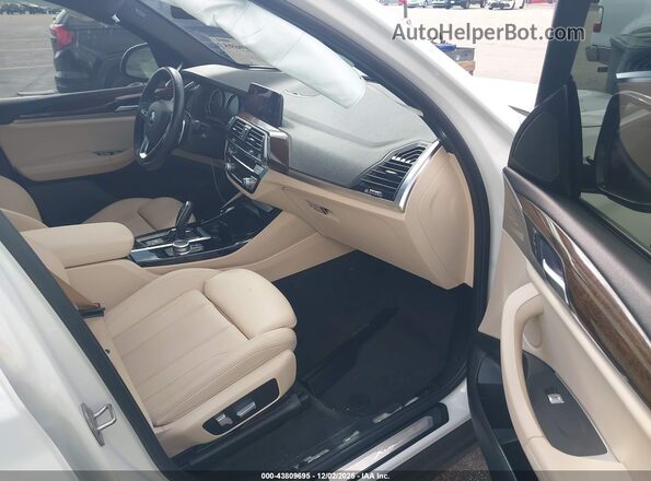 5UXTY3C07M9H13113 2021 BMW X3 White 