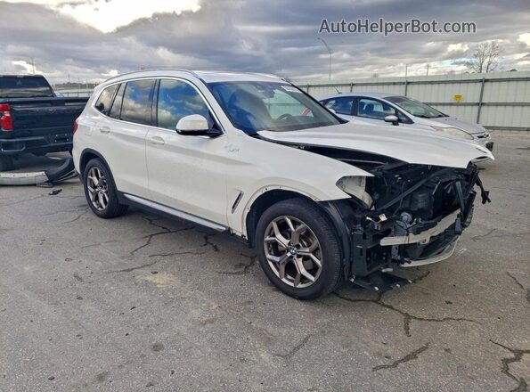 5UXTY3C08M9H92226 2021 BMW X3 White 