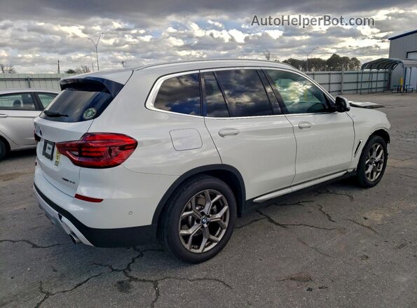 5UXTY3C08M9H92226 2021 BMW X3 White 