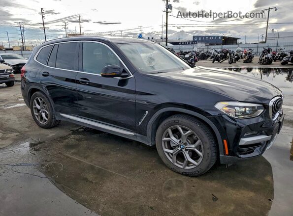 5UXTY3C09L9C69473 2020 BMW X3 Black Przód prawy