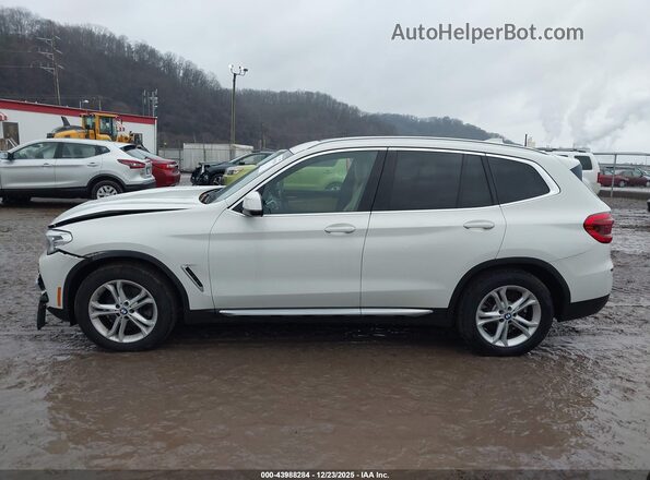 5UXTY5C03L9B92191 2020 BMW X3 White სალონის 360-გრადუსიანი ხედი