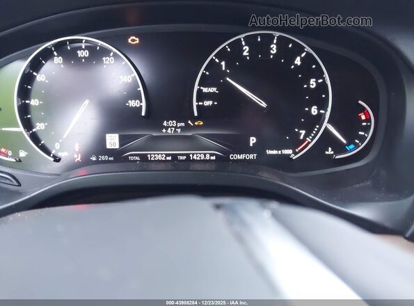 5UXTY5C03L9B92191 2020 BMW X3 White უკანა სავარძლების ხედი