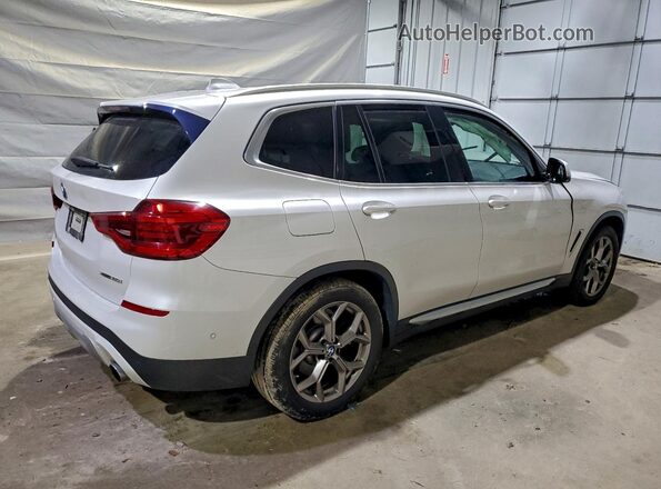 5UXTY5C03L9D33728 2020 BMW X3 White Rear right