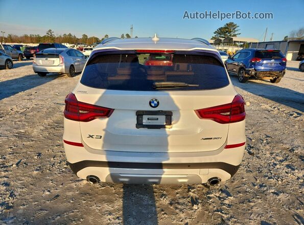 5UXTY5C05L9B89616 2020 BMW X3 White Հետևի տեսք