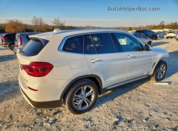 5UXTY5C05L9B89616 2020 BMW X3 White Հետևի աջ