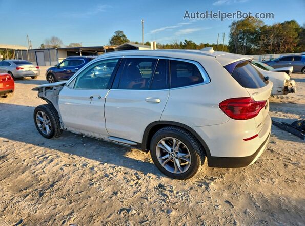 5UXTY5C05L9B89616 2020 BMW X3 White Հետևի ձախ