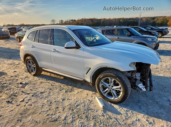 5UXTY5C05L9B89616 2020 BMW X3 White Առջևի աջ