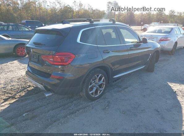5UXTY5C05M9F93923 2021 BMW X3 Gray უკანა მარჯვენა