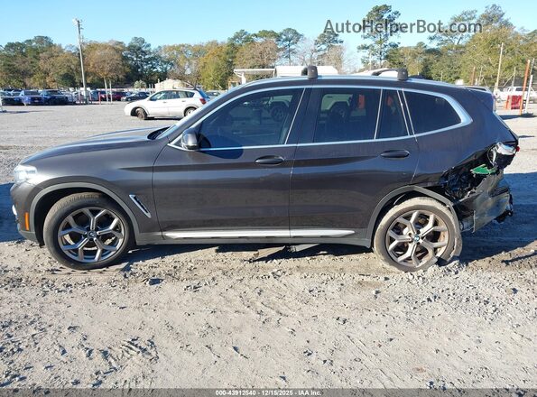 5UXTY5C05M9F93923 2021 BMW X3 Gray სალონის 360-გრადუსიანი ხედი