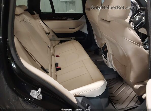 5UXTY5C06M9E78182 2021 BMW X3 Black Vista de la etiqueta del VIN