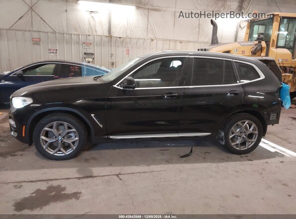 5UXTY5C06M9E78182 2021 BMW X3 Black Vista interior de 360 grados