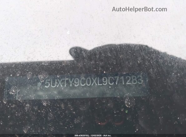 5UXTY9C0XL9C71283 2020 BMW X3 White 