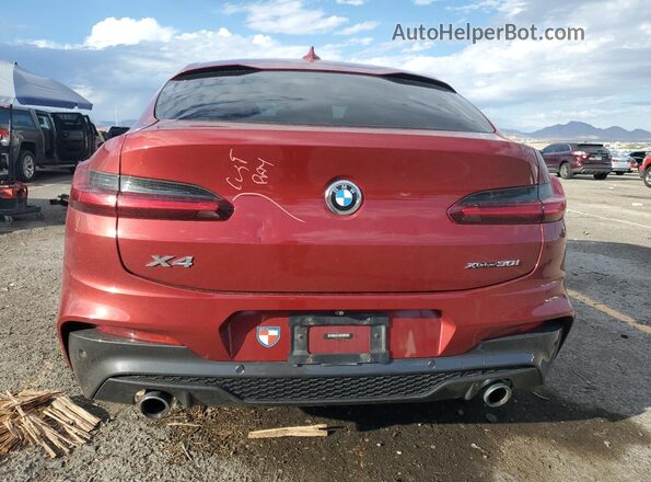 5UXUJ3C51KLG53902 2019 BMW X4 Red Вид ззаду
