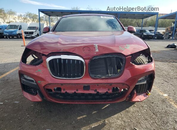 5UXUJ3C51KLG53902 2019 BMW X4 Red Вид спереду