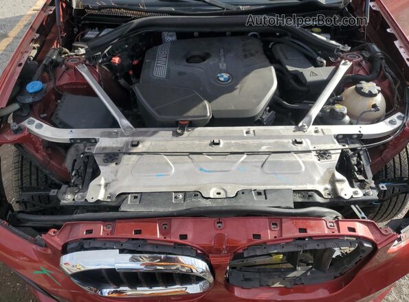 5UXUJ3C51KLG53902 2019 BMW X4 Red Вид підкапотного простору