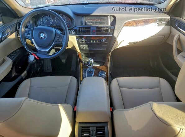 5UXWX9C33H0W68014 2017 BMW X3 Gray წინა პანელის ხედი