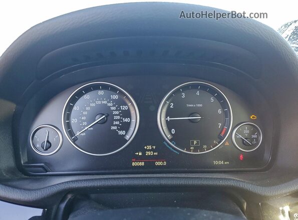 5UXWX9C33H0W68014 2017 BMW X3 Gray ხელსაწყოთა პანელის ხედი