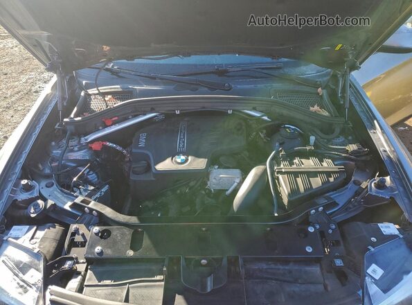 5UXWX9C33H0W68014 2017 BMW X3 Gray ძრავის განყოფილების ხედი