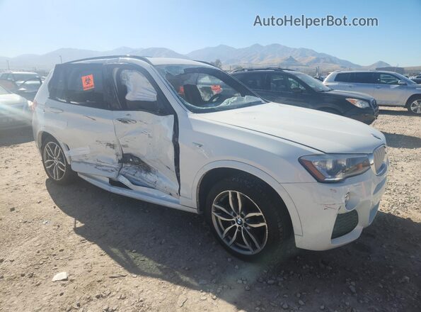 5UXWX9C50G0D89106 2016 BMW X3 Белый Передняя правая четверть