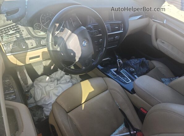 5UXWX9C50G0D89106 2016 BMW X3 Белый Вид панели приборов