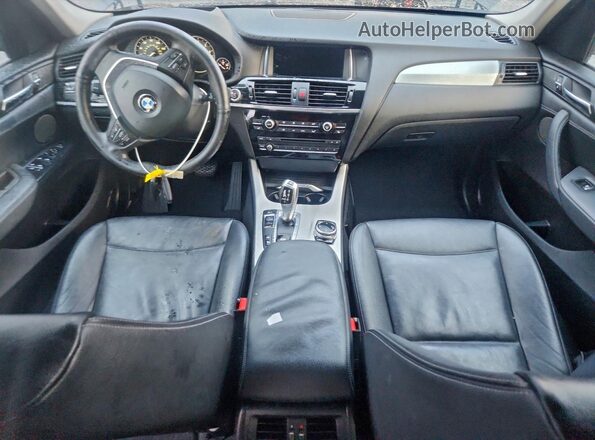 5UXWX9C52G0D86630 2016 BMW X3 Black Vista del salpicadero