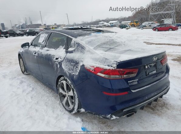 5XXGT4L30KG349907 2019 KIA OPTIMA Dark Blue Հետևի ձախ