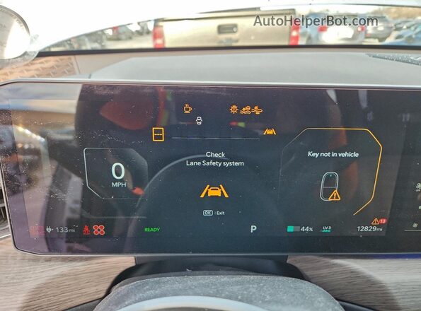 5XYADFS50SG001487 2025 KIA EV9 White Vista del cuadro de instrumentos