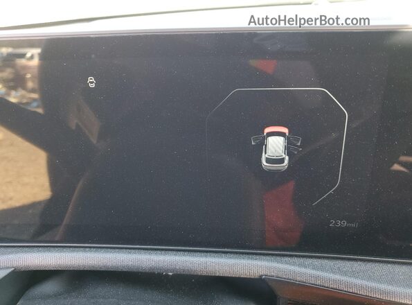 5XYC34JA6SG010239 2025 KIA EV6 Silver Instrument cluster view