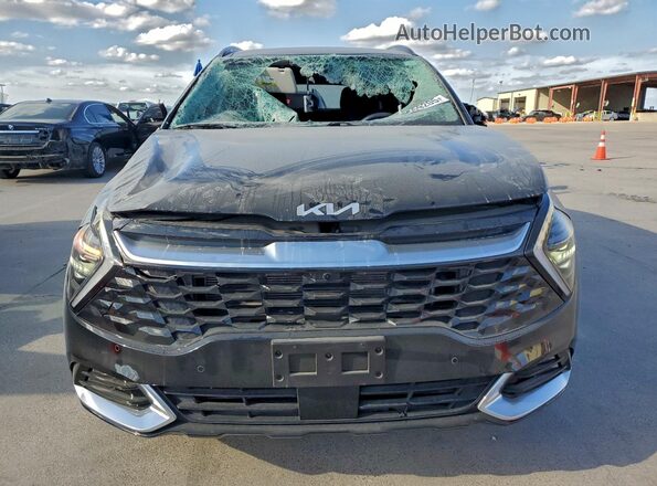 5XYK53AF7PG049229 2023 KIA SPORTAGE Black Front view
