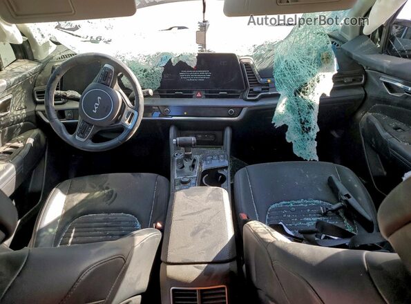 5XYK53AF7PG049229 2023 KIA SPORTAGE Black Dashboard view