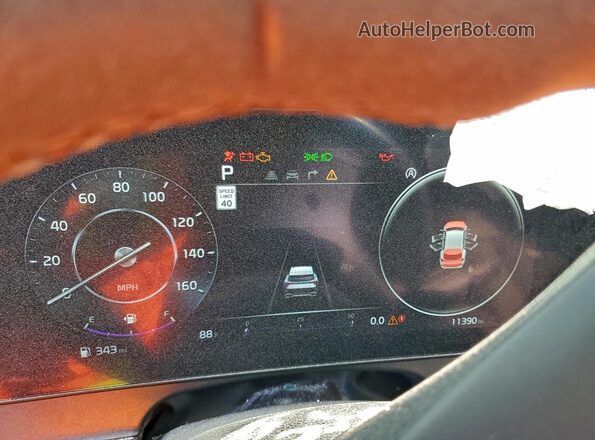 5XYK53AF7PG049229 2023 KIA SPORTAGE Black Instrument cluster view
