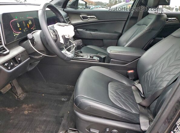 5XYK6CDF4RG158176 2024 KIA SPORTAGE Black Widok wnętrza z przodu
